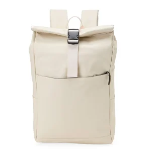 Mochila de Poliuretano Grande para Viagem Fechamento Presilha e Velcro Estilosa e Prática Promocional
