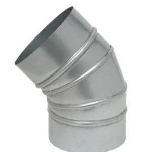 Curva Galvanizado DN90x45º
