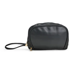Necessaire Bolsa Masculina de Couro Sintético Multiuso com Alça Leather Personalizada