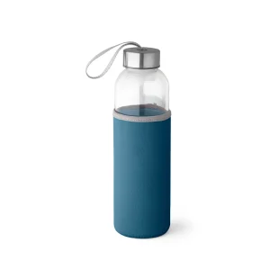 Squeeze de vidro com tampa em alumínio com case e alça de nylon – 520 mL