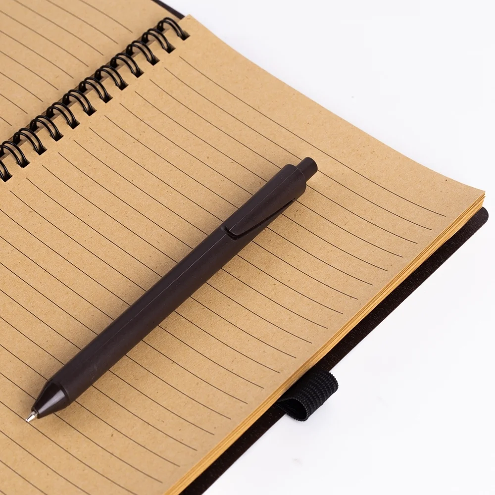 CADERNO PARA ANOTAÇÃO COM CANETA FIBRA DE CAFE - Image 5
