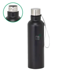 Garrafa Aço Inox 900ml Preto Personalizado